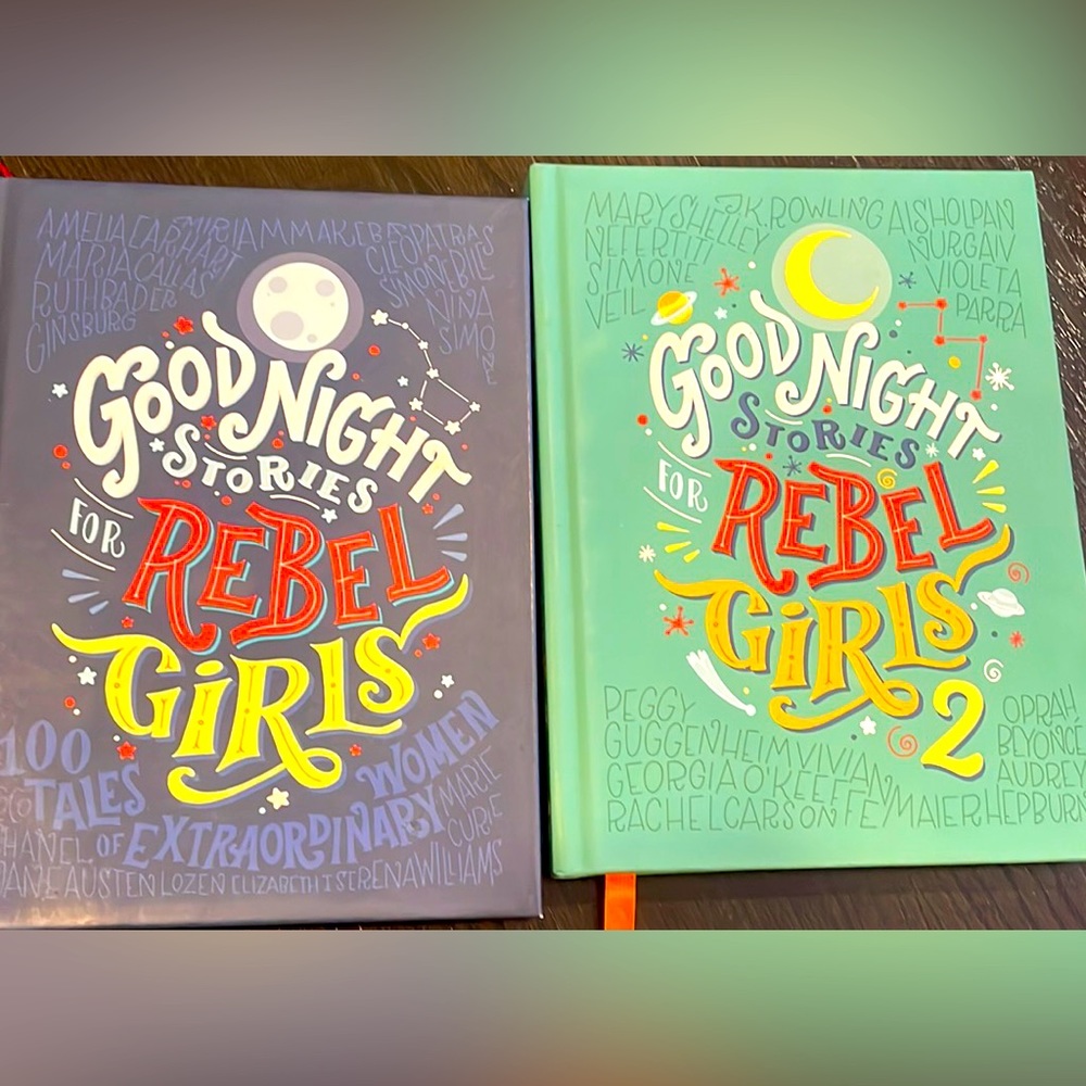 Rebel girls 1 and 2 Books.  EUC Best books about female empowerment!! Girl power
